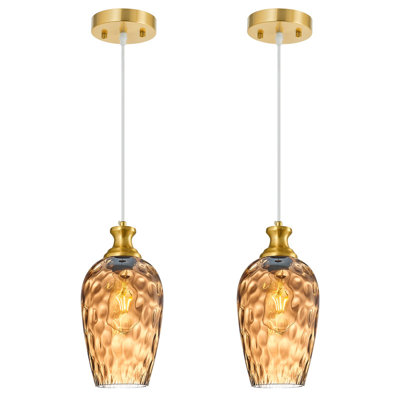 Glass Pendant Lights Kitchen Island Hammered Glass Pendant Light Kitchen Pendant Lighting Over Sink Modern Bedroom Dining Room Hanging Light Fixture