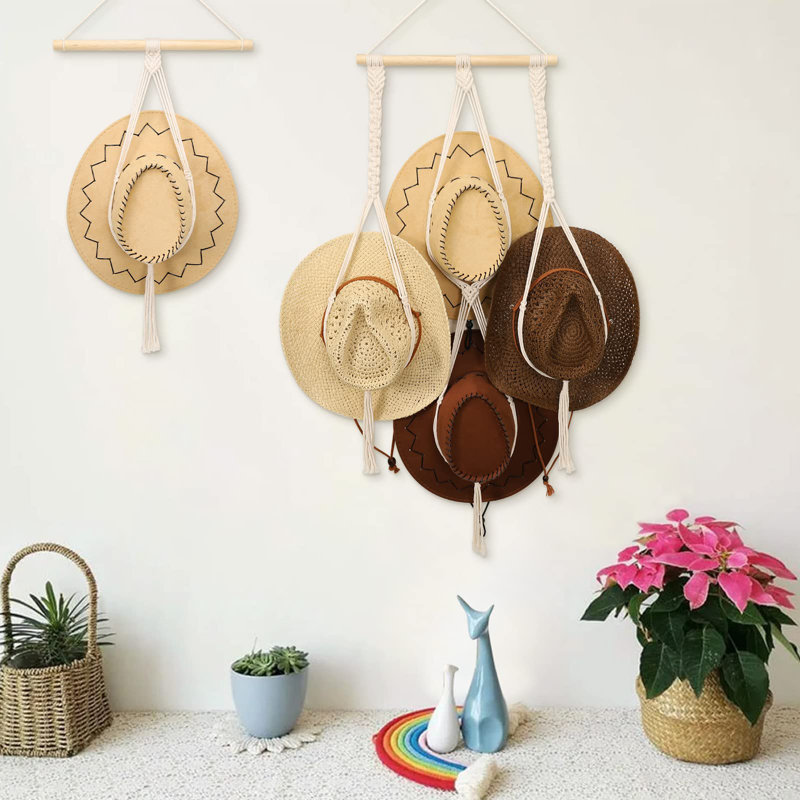 Support à chapeau Macramé