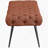 Galiano Rust Upholstered Tufted Bench-1360999123