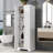 Laurah Storage Cabinet with Two Doors for Bathroom, Office,Bathroom Storage Cabinet with Adjustable Shelf,MDF Board-651980076