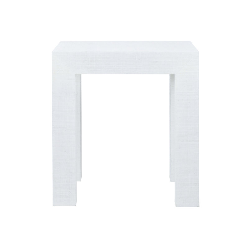 The Sensual Side Of Sleek End Table, White