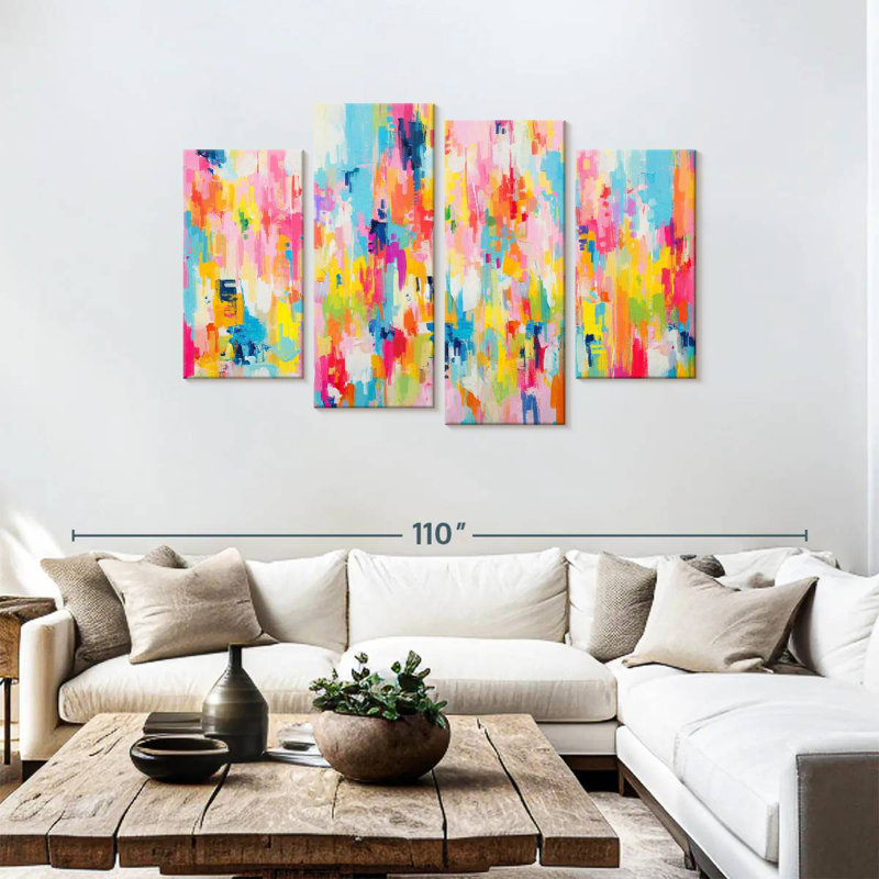 Avery Springtime Pigments I, 48" H x 75" W