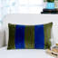 Striped Velvet Lumbar Throw Pillow-98481010