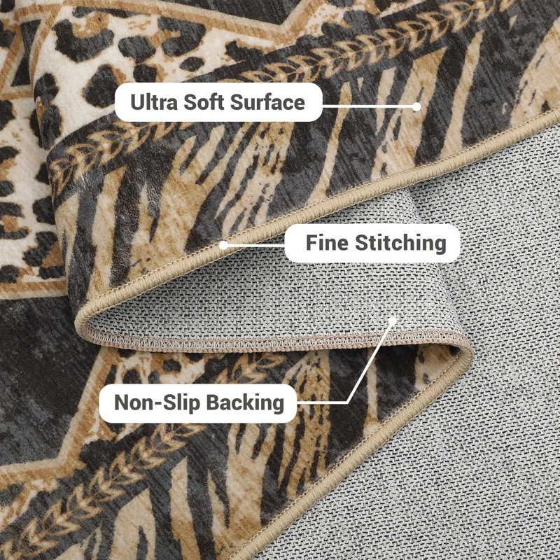 Tapis de couloir Leopard, Tapis de couloir 2 pi x 10 pi
