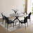 Cappelletti Round Steel Pedestal Dining Table Set-810087412-868054043