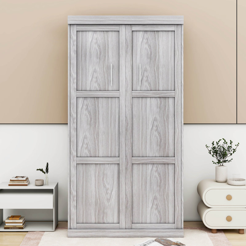 Twin Size Murphy Bed, can be Folded into a Cabinet