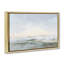 «Ocean Horizon», art abstrait sur toile encadrée flottante brune, par JANE SLIVKA-2055038759-2054265247