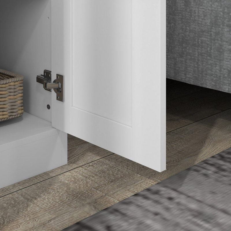 69" Tall Storage Cabinet With Movable Storage Shelves, Modern Style Pantry Cupboard Cabinet With Soft Close Doors