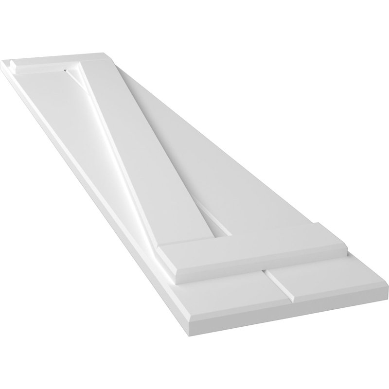 Volets en PVC True Fit, 10.75", Sans finition, 31"