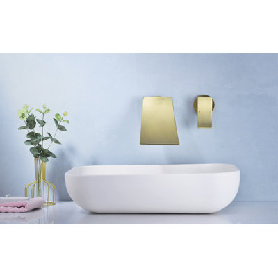 Wall Mount Widespread Bathroom Faucet