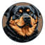  Tapis lavable pour chiens Rottweiler-953313257