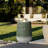 Ribbed Outdoor Water Fountain with LED Lights, Polyresin Gradient Bowl Fountain with Adjustable Flow-1854695404