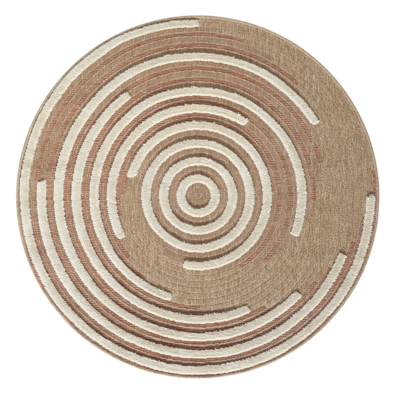 Tapis rond rond Krisslyn, Rond 7 pi 11 po