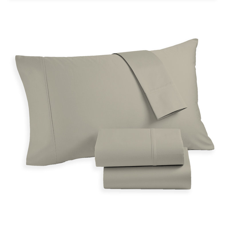Ultimate Percale 100% Cotton Cool & Crisp Sheet Set, Twin Sheet Set with 1 Pillowcase, Sage