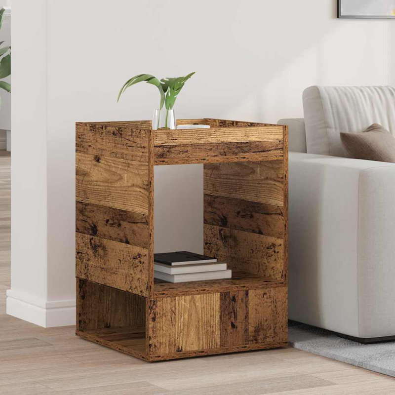 End Table, Old Wood