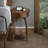 Tommy Mid-Century Modern Chairside End Table With Charging Station-2130399268