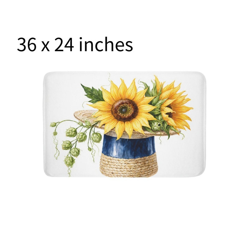 Tapis pour salle de bain Sunflower