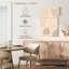 Avery Mid-Century brun abstrait III-108528885