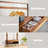 Bamboo Garment Rack with Drawer & Shoe Bench, 4-Hook Clothes Organizer for Entryway, Bedroom