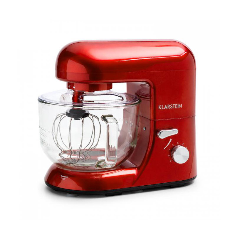 Klarstein Bella 5.2L Stand Mixer, Red