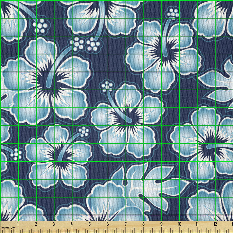 Dasael Hibiscus Hawaiian Multi-Purpose Fabric