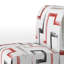 Multicolor Trendy Geometric - Upholstered Patterned Accent Slipper Chair