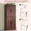 Garde-manger de 72 po Aaleah avec 12 tablettes de porte, 6 tablettes réglables et 1 tiroir profond-358702181