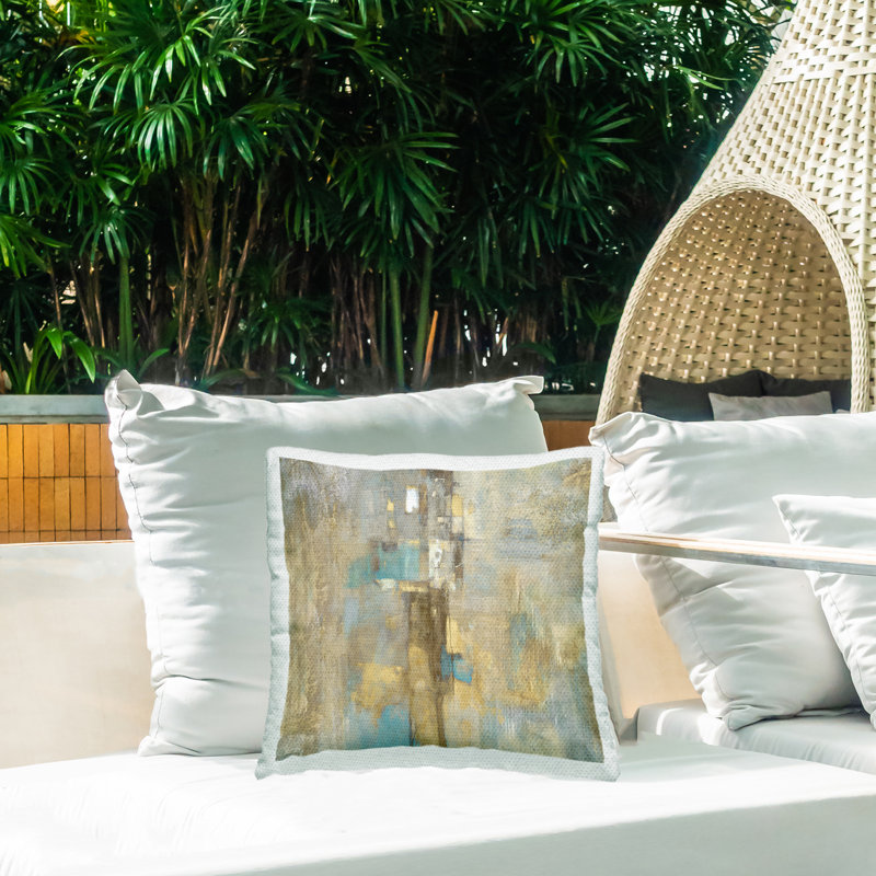 Abstract Outdoor Throw Pillow
