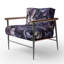 Chaise avec accoudoirs rembourrée Shadowed Elegance Moody-1377123897