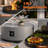 32 Inch Fire Pit Table, Propane Smokeless Fire Pit Table with Hidden Fuel Tank, Wind Guard and Baking Sheet for Garden, Patio, Gray-1807273697-1800683276-1803182252