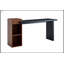 Table d'appoint moderne à grain de bois moderne - panneau d'entrée en panneau de fibres à densité moyenne avec tablettes ouvertes à 2 niveaux pour le salon, le couloir et la chambre à coucher-106256941