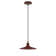 Knowles 1 - Light Rustic Red Single Pendant