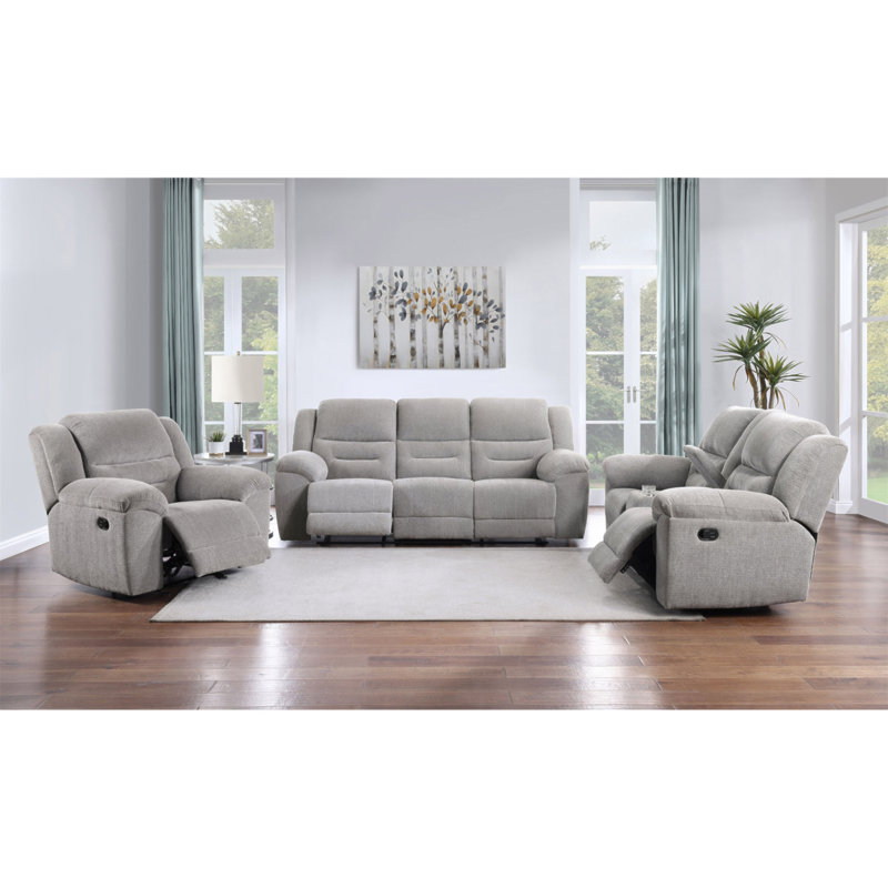 Fauteuil inclinable et oscillant gris Sebring