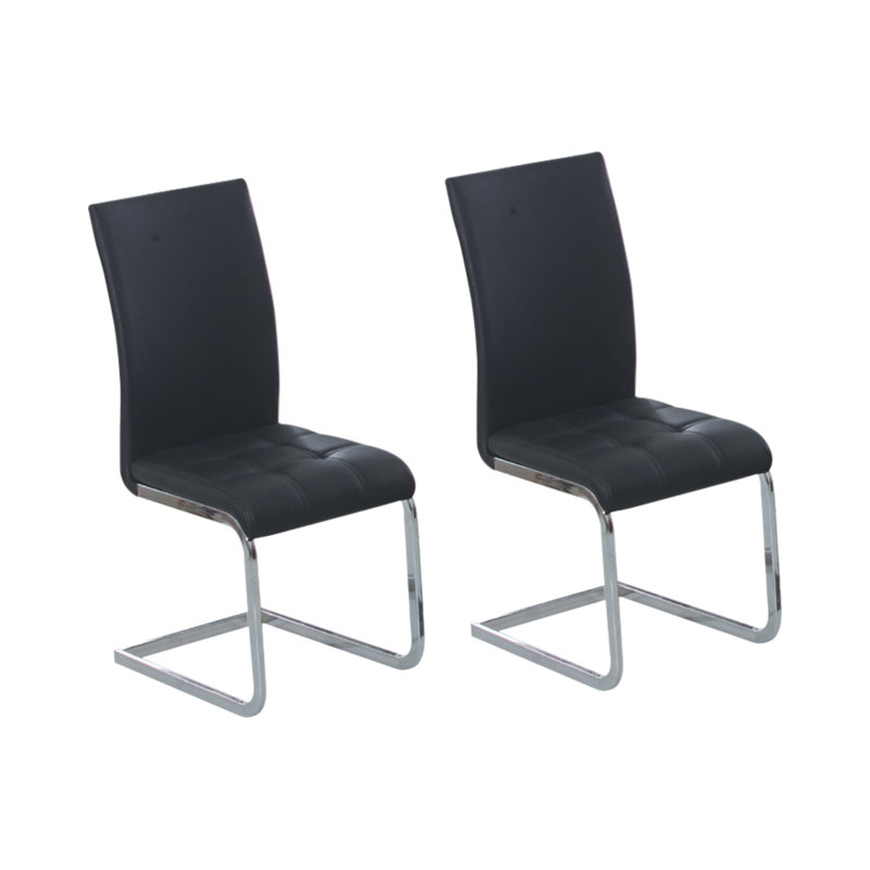 Inge Upholstered Dining Chair, Black