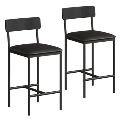 Counter Stool with Metal Frame