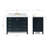 Cambridge 43'' Single Bathroom Vanity with Carrara Marble Top-1527242669-1592494307