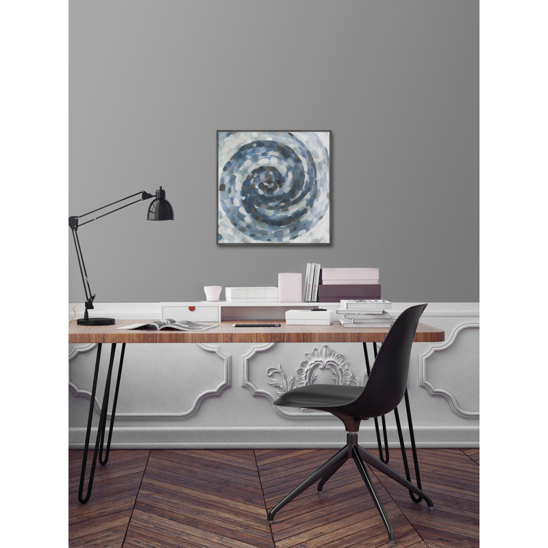 «Blue Infinity», reproduction encadrée sur toile, H 20 po x l 20 po x P 1,5 po