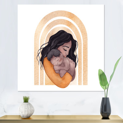 " Young Pregnant Woman III " Painting Print