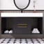 Meuble-lavabo mural simple 39,4 po avec comptoir en faux marbre-640439355