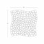 Komorebi Pebble Bayou Blue Polished Glass Mosaic Tile
