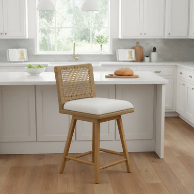 Tabouret de comptoir pivotant Sherwood