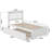 Huntsville Extra Long Twin Solid Wood Platform Bed with Trundle-1976013525
