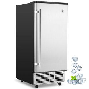 Babevy 26 Lb. Daily Production Nugget Ice Freestanding Ice Maker