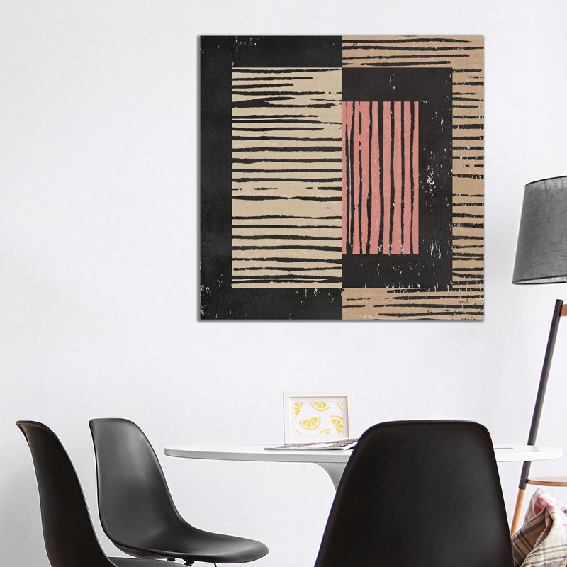 Primitive II Terra Cotta by Moira Hershey - Print on Canvas, Wrapped Canvas, 93.98cm H x 93.98cm W x 3.81cm D