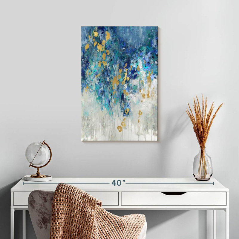 Avery Cascading Blues II, H 24 po x l 16 po
