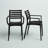 Melissus Stacking Patio Dining Armchair-110883603