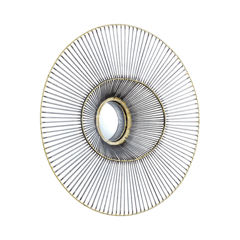 Tilt-A-Wire Mirror, 24" H x 24" W x 6" D