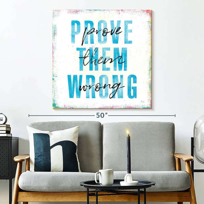 Tergel Prove Them Wrong, 33" H x 33" W