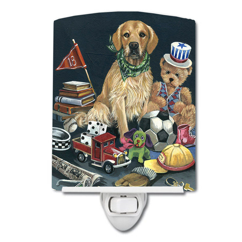 Veilleuse Westie, Golden retriever jouets