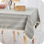 Rectangle Faux Wipable Decorative Water Resistant Tablecloths-590503377-590503378